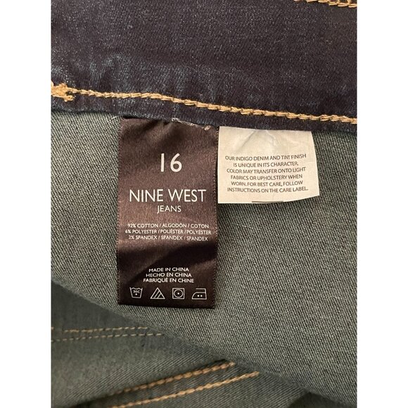 Nine West Skinny Uplifter Pull On Women's PLUS Size 16 Jeans Hyper Stretch Denim - Picture 4 of 8